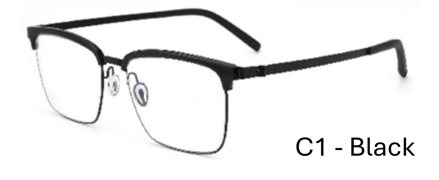 iNERTIA Titanium eyeglass frames - series 66016, 66022 for men's