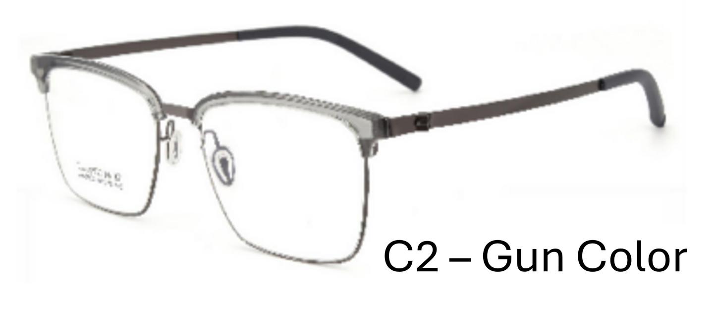 iNERTIA Titanium eyeglass frames - series 66016, 66022 for men's